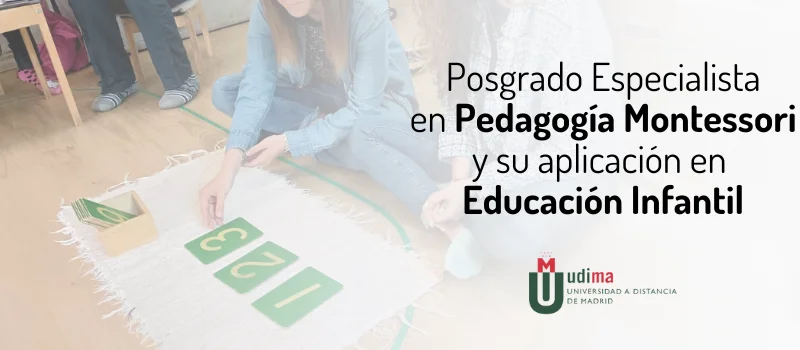 Posgrado Universitario en Pedagogía Montessori (40 ECTS)